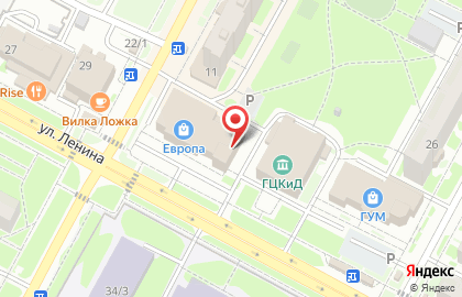 Торгово-монтажная компания на улице Ленина на карте