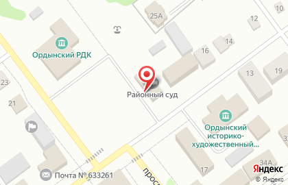 Ордынский районный суд на карте