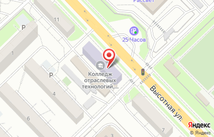 Красноярский колледж отраслевых технологий и предпринимательства в Красноярске на карте