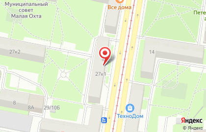 Супермаркет Магнит на Новочеркасском проспекте на карте