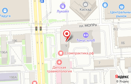 Банкомат АКБ Росбанк, Уральский филиал на площади Мопра на карте