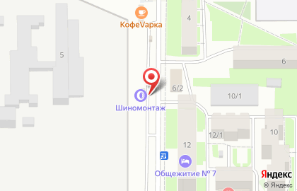 Автосервис Бобёр в Томске на карте