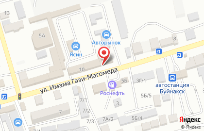 Автомагазин Тольятти в Буйнакске на карте