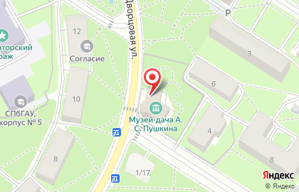 Всероссийский музей А.С. Пушкина в Центральном районе на карте