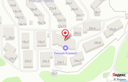 Компания по продаже кондиционеров, вентиляции, отопления Умный климат на карте