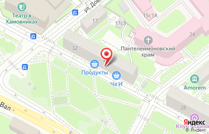 Туристическое агентство TUI на улице Хамовнический Вал на карте