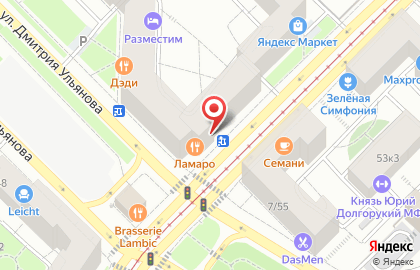Пивной ресторан Brasserie Lambic возле метро Академическая, Профсоюзная, Университет на карте