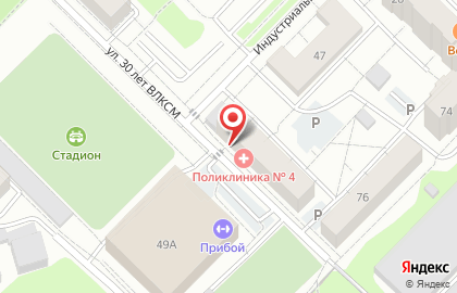 Городская поликлиника №4 в Тюмени на карте