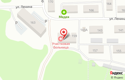 Сысертская центральная районная больница на улице Ленина в Истоке на карте