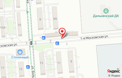 Розничная сеть продовольственных магазинов Хлебница на Московской улице на карте