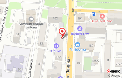 Мастерская по ремонту обуви и изготовлению ключей на проспекте Ленина на карте