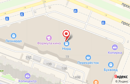 Банкомат Банк Санкт-Петербург на проспекте Просвещения, 19 лит а на карте