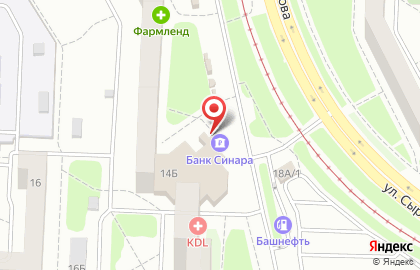 Банкомат СКБ-Банк на улице Сыромолотова на карте