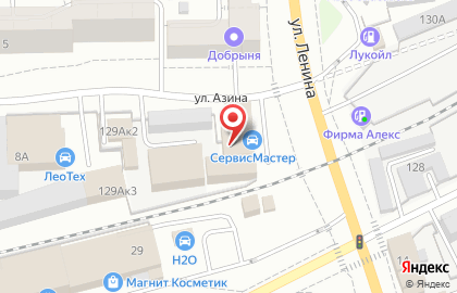 Аква на улице Ленина на карте