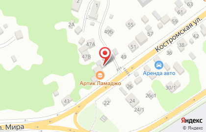 Торговая компания на Костромской улице на карте