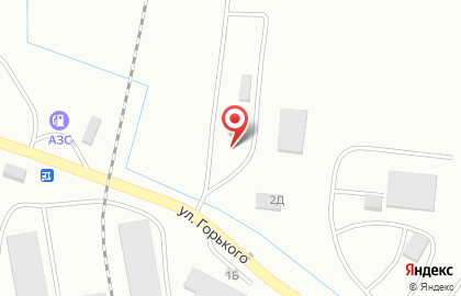 АГЗС на улице Горького на карте