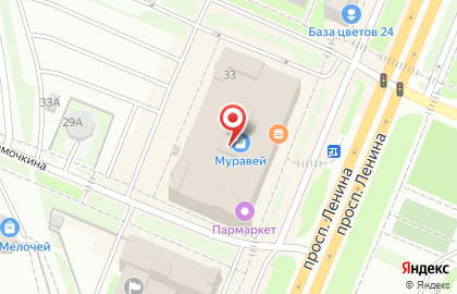 Багетная мастерская Анна на проспекте Ленина на карте