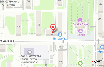 Торгово-сервисная компания Комп Мастер на улице Менделеева на карте