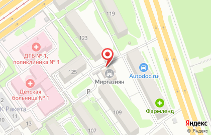 Торговый павильон продуктов халяль на карте
