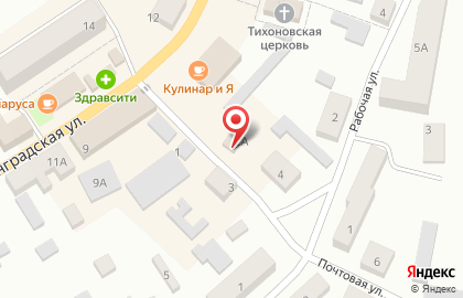 Магазин Мой Мясной на Почтовой улице на карте