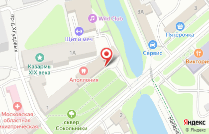 Магазин Всё для вас на площади Александра Невского на карте