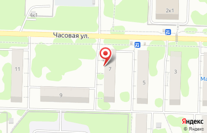 BeerMarket на Часовой улице на карте