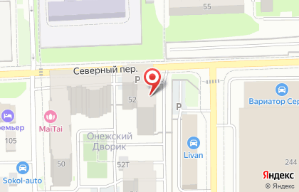 Строительная компания Стим в Северном переулке на карте