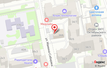 УралАвтоЛидер на улице Тверитина на карте