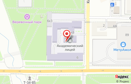 Академический лицей, ВГУЭС на карте
