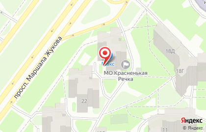 Магазин инженерной сантехники и котельного оборудования Аквалинк на проспекте Маршала Жукова на карте