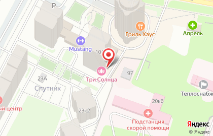 Студия загара Три Солнца на улице Винокурова на карте