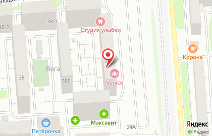 Салон красоты Формула стиля на улице Владимира Невского на карте