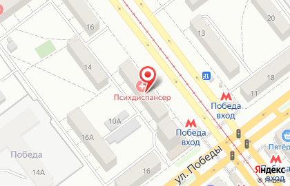 Самарская областная клиническая психиатрическая больница на улице 22 Партсъезда на карте