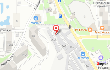Сервис по ремонту вмятин AliMaster.ru на Парусной улице на карте