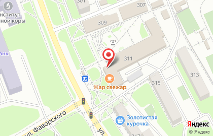 Салон-парикмахерская Кудесница в Свердловском районе на карте