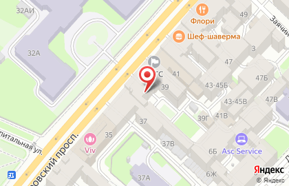 Производственная компания Мир Стекла на Суворовском проспекте на карте