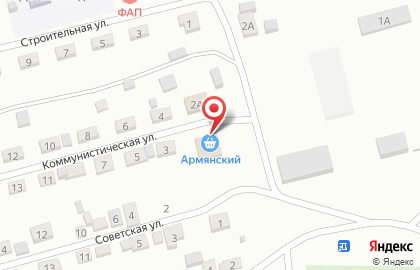 Продуктовый магазин в Астрахани на карте
