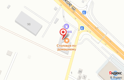 Столовая Уют в Кировском районе на карте