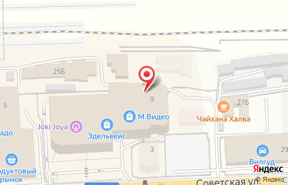 Мебельный салон Галатея на Советской улице на карте