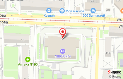 Акватория в Ленинском районе на карте
