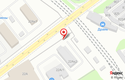 Автостоянка на улице Соловьёва на карте