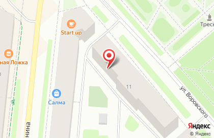 Транспортная компания ТрансАвто на улице Воровского на карте