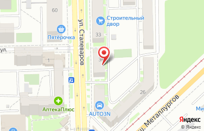 Сеть кулинарий Русский Аппетит на улице Сталеваров на карте
