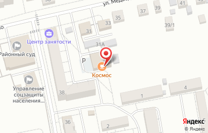 Супермаркет Пятёрочка на улице Терешковой на карте
