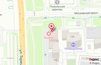 Центр иностранных языков и детский развивающий центр BeHappy centre на улице Терешковой на карте