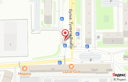 Продовольственный магазин Атлантида в Калининском районе на карте