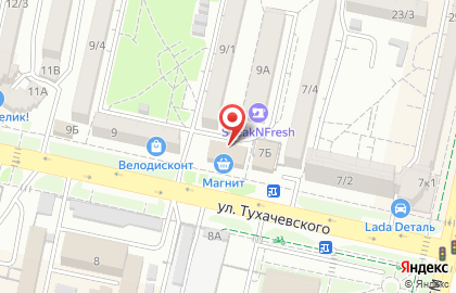 Микроклимат на улице Ленина на карте