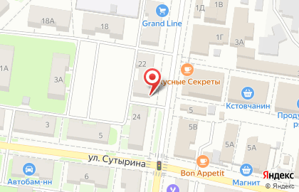 Сеть аптек, ГП Нижегородская областная фармация на улице Чванова на карте