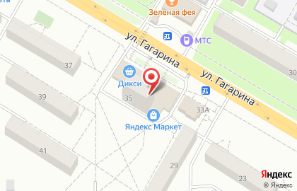 Дикси в Жуковском (ул Гагарина) на карте