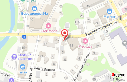 Белая лебедь, cвадебный салон на Кооперативной улице на карте